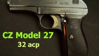 CZ Model 27 Pistol [upl. by Cogan]