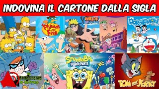 QUIZ  INDOVINA IL CARTONE ANIMATO DALLA SIGLA parte 1 quiz cartonianimati ita cartoni [upl. by Draneb]