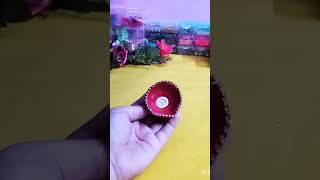 Lets diya decorate ✨🪔diwali shorts creative saniya subscribe school craft [upl. by Pace]