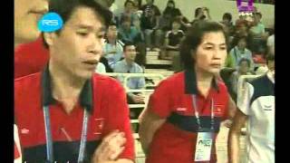 Thailand Vs Vietnam Final 2009 Sea Games Womens Volleyball  Part 8 [upl. by Lyrehs]