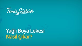 Yağlı boya lekesi nasıl çıkar [upl. by Astri]