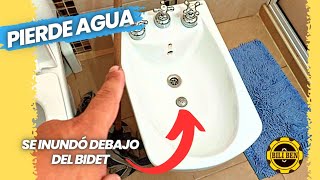 💧quotEL BIDET PIERDE AGUAquot y se hizo una pileta abajo [upl. by Aehsal]