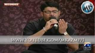 Mir Hassan MirLive on Geo  21st Ramazan 1433  10082012 [upl. by Madox]