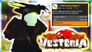 VAMPIRIC ASSASSIN quotLIFE STEAL BUILDquot  Roblox Vesteria [upl. by Tema58]