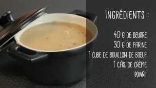 Tour de main  Comment faire une sauce au poivre [upl. by Lyrem482]