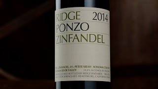 2014 PONZO ZINFANDEL [upl. by Foss160]