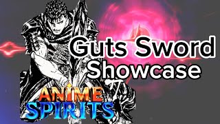 Gut Sword Showcase How to get it  Anime Spirits  Roblox [upl. by Puto188]