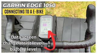 Connecting a Garmin edge 1050 to a ebike [upl. by Mariele]