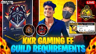 KKR GAMING FF GUILD TRAILS FACECAM LIVE  FREE FIRE LIVE TELUGU  TEAMCODE santhubhaigaming [upl. by Squier]