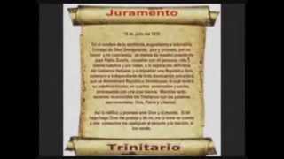 JURAMENTO TRINITARIO  Juan Pablo Duarte [upl. by Hurless]