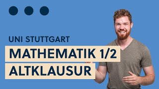 Livestream Altklausur Höhere Mathematik 12 Lineare Algebra Teil 1 Universität Stuttgart [upl. by Euhsoj668]