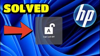 HOW TO Disable Caps lock Notification in Hp Windows 10  11 [upl. by Cornie492]