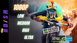 Riders Republic GTX 1650 4GB GDDR6  i5 12400F Gaming Test in 1080P 2024 [upl. by Anialed]