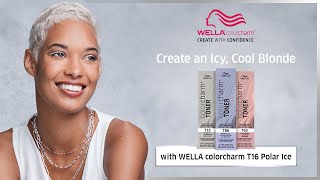 How To Tone Your Hair At Home  Icy Cool Blonde with Wella colorcharm Permanent Crème Toner [upl. by Enninaej]