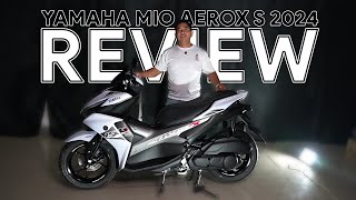 YAMAHA AEROX S REVIEW FOR BEGINNERS [upl. by Ennalyrehc]