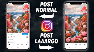 Como Subir Fotos Largas en Instagram [upl. by Atteynod]