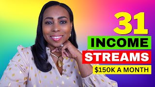 My 31 Income Sources That Can Make US150000 Per Month How You Can Build Multiple Income Streams [upl. by Amund788]