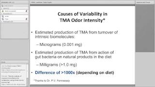 TMAU 5th Webinar Overview of TMAU [upl. by Loreen]