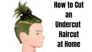 How to Cut an Undercut at Home  TheSalonGuy [upl. by Chappie437]