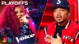 Manasseh Samone Performs Koryn Hawthornes quotSpeak the Namequot  The Voice Playoffs  NBC [upl. by Curran]