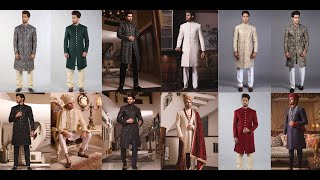 Amir Adnan Sherwani Designs  Raw Silk Sherwani  New Designer Sherwani Collection [upl. by Ikcaj248]