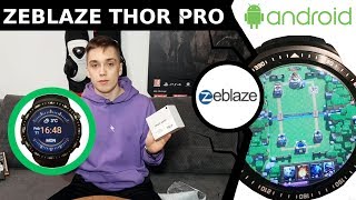 Zeblaze Thor Pro  Smatwatch z ANDROIDEM w dobrej cenie [upl. by Alvord]