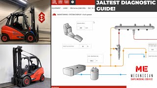 How to Diagnose Linde Forklifts with Jaltest  Linde 394 Model and More [upl. by Hadden233]