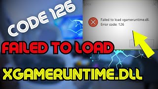 Fix Failed to load xgameruntimedll  Error code 126 in Windows 11  10  Fix xgameruntime ✅ [upl. by Keldah]