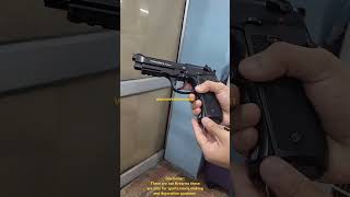 No license needed beretta M92 replicasco2 bb air gun in indiashorts [upl. by Mohr]