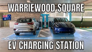 2023 Tesla Model Y EV DC Fast Charging Station at Warriewood Square [upl. by Hildagard]