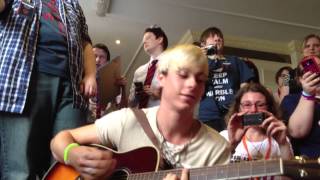 Riker Lynch jamming with fans at G3 [upl. by Goldner155]