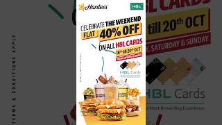 40 Discount On ALL HBL Cards 18th  20th October 2024 [upl. by Mehalek]