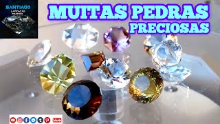 MUITAS PEDRAS PRECIOSAS LAPIDADAS [upl. by Nodle791]