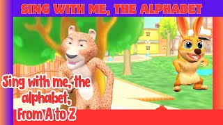 Sing with me the alphabet From A to Z  Dog Nursery Rhymes amp Kids Songs [upl. by Ashjian]