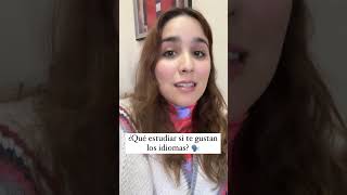 ¿Qué estudiar si te gustan los idiomas 🗣️ idiomas [upl. by Fong281]