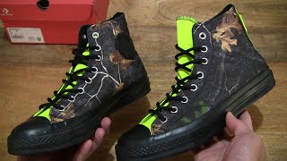 Converse REALTREE XTRA COLORS GORETEX Chuck 70 High Top [upl. by Nattirb917]