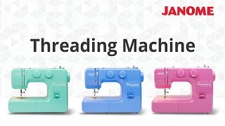 Threading the Janome Sewing Machine [upl. by Atiuqahc]