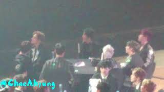 LowQuality MONSTA X reaction to LEETEK while talking [upl. by Courtenay]