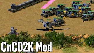 Red Alert 2 CnCD2K Mod When TRexs Attack [upl. by Ahseid205]