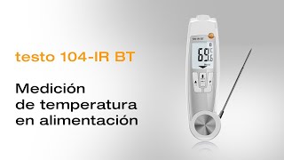 Testo 104IR BT termómetro dual con Bluetooth  Be sure Testo [upl. by Pirozzo]