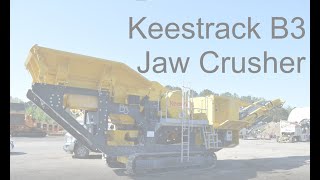 Keestrack B3 Jaw Crusher [upl. by Ama]