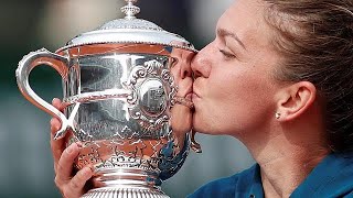 Simona Halep reine de la terre Stephens battue [upl. by Arraeis]