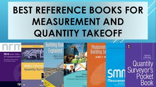 BEST REFERENCE BOOKS FOR MEASUREMENT AND QUANTITY TAKEOFF [upl. by Nyvlem]