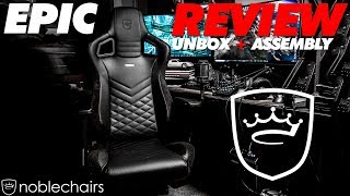 Noble Epic Series Gaming Chair Review  Assembly [upl. by Viveca317]