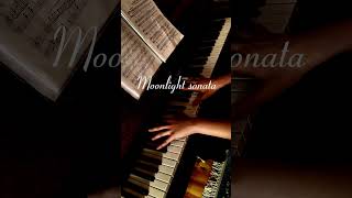 Moonlight sonata 1st movement  Beethoven piano pianomusic moonlight [upl. by Lusty]