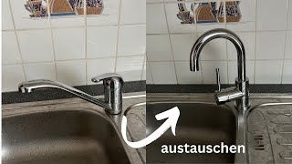 Wasserhahn Küche austauschen [upl. by Suolevram]