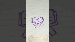 Quran drowing shorts foryou islamic quran drawing art diy [upl. by Bindman]