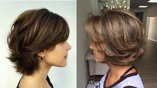 CORTES de PELO CORTOS 2021 Para MUJERES 40 50 60 [upl. by Rehpretsirhc]