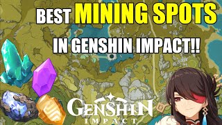 Best Mining Locations in Genshin Impact [upl. by Thorwald]