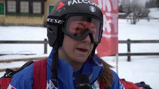 Nazionale Femminile di sci alpino in valle di Fassa [upl. by Africa]